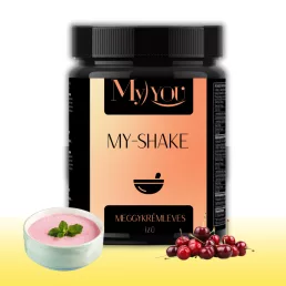   Kollagén és vitamin italpor - Meggykrémleves MyShake (450 g) | JÓDMENTES
